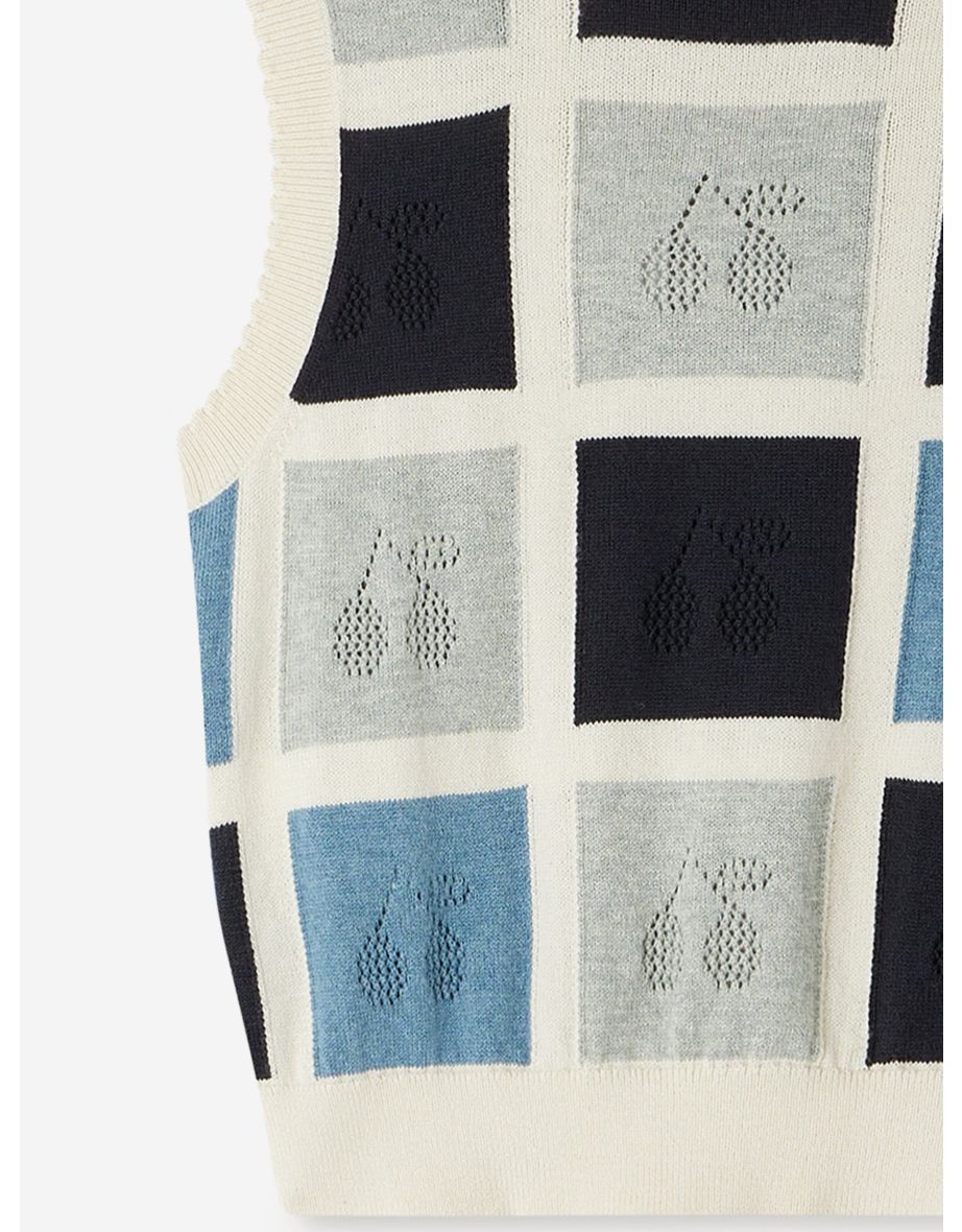 Girls Elda Sweater Vest in Multicolour - 3