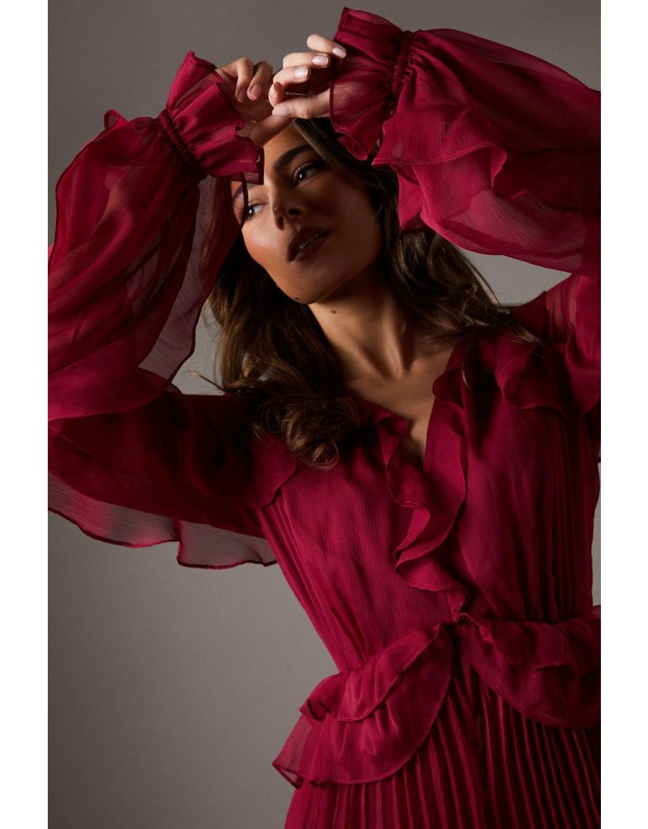 Soft Chiffon Frill Jumpsuit - 3