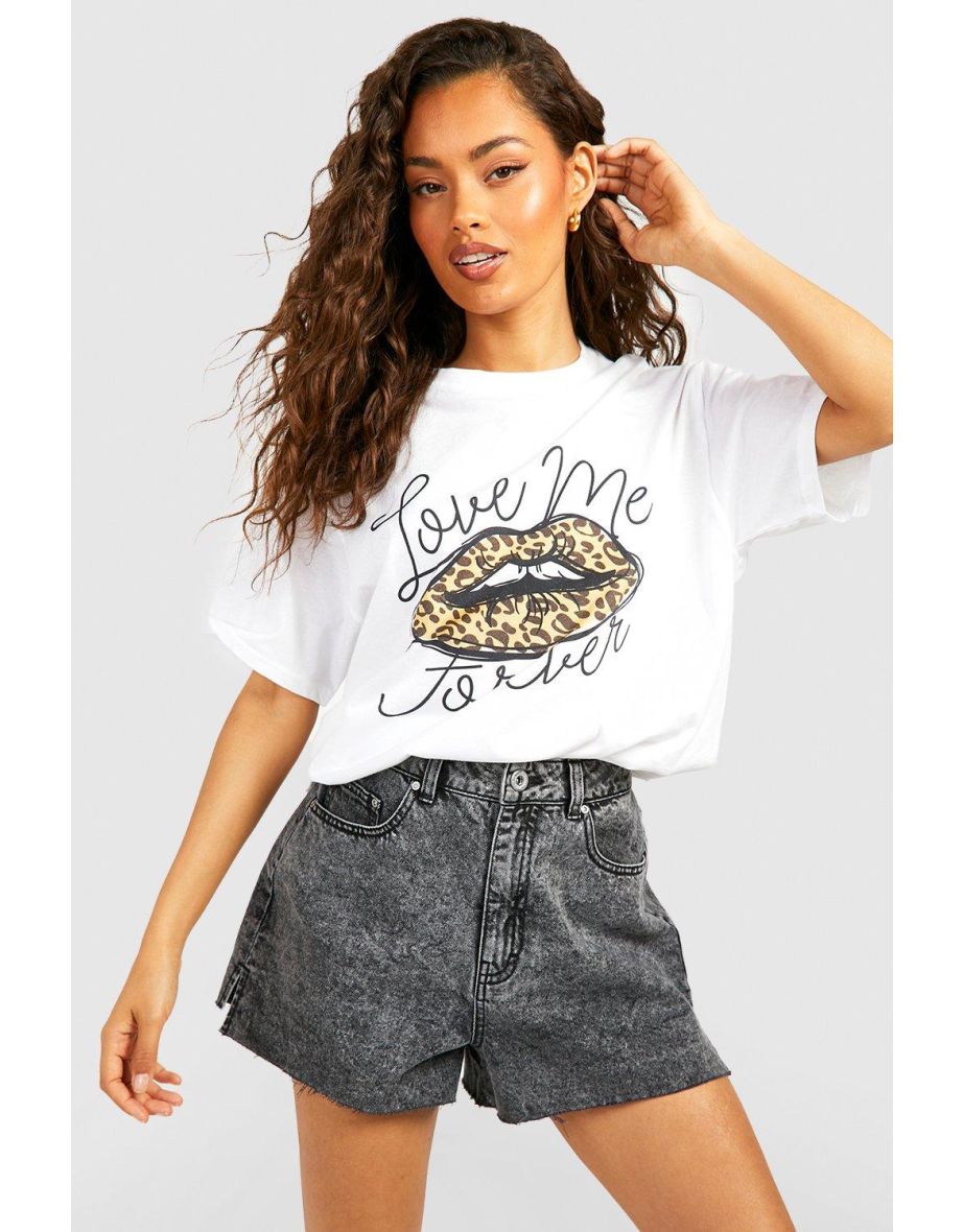 Leopard lips cheap t shirt