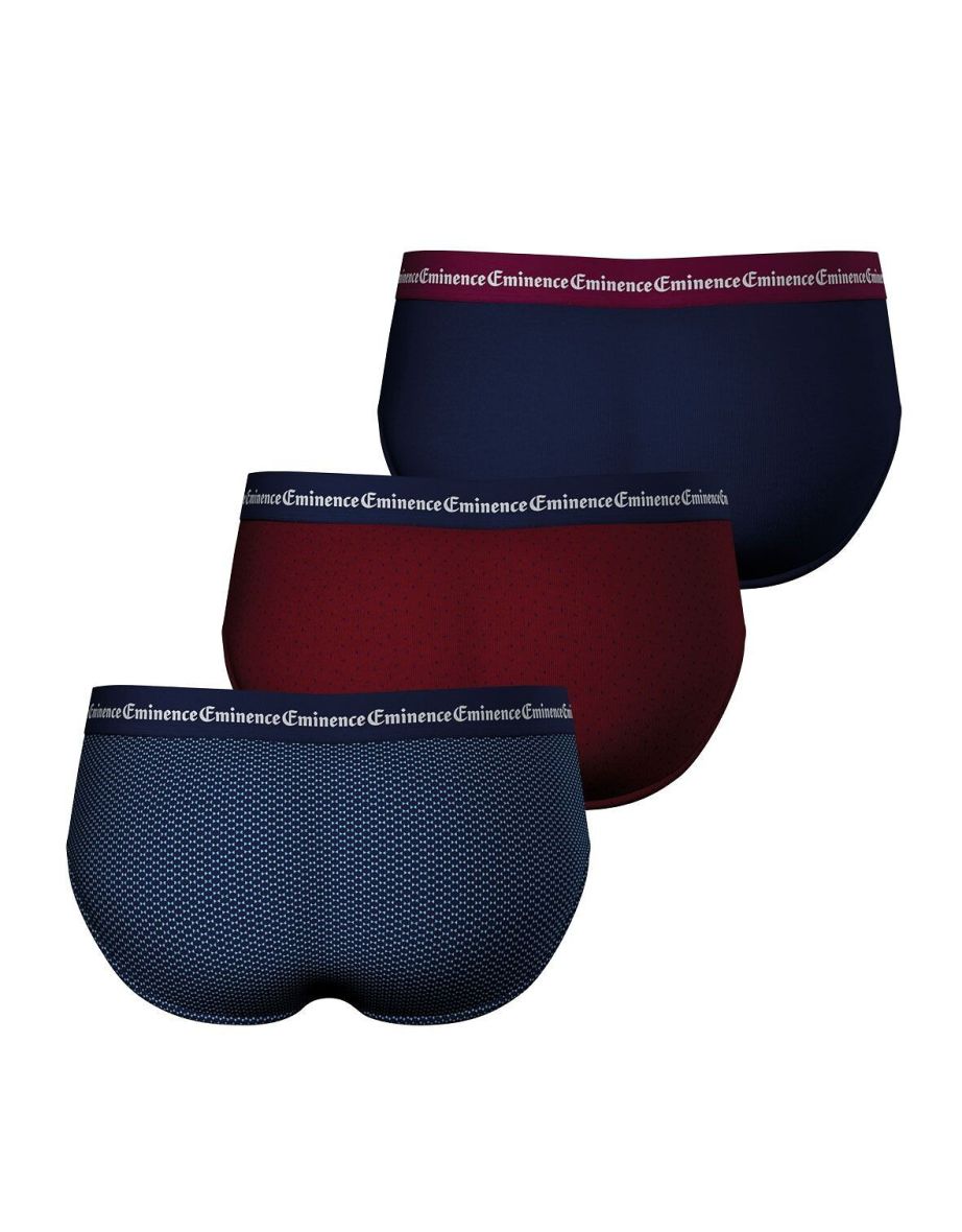 Pack of 3 Business Print Low Rise Briefs - 2