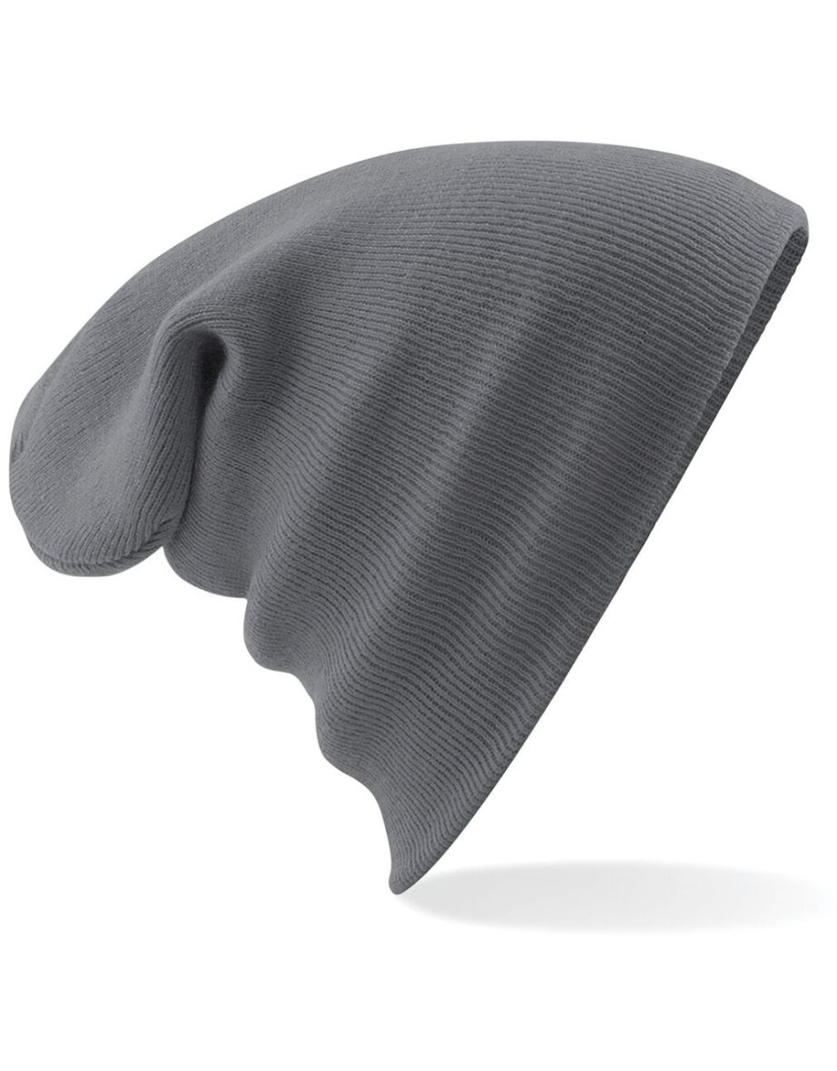 Beechfield Soft Feel Knitted Winter Hat - Graphite Grey - 1