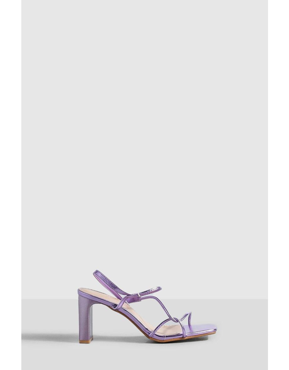 Lilac shoes low on sale heel