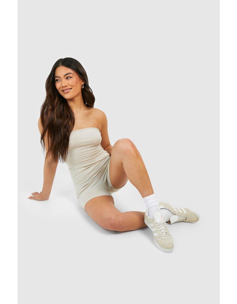 Bandeau Unitard - stone - 3