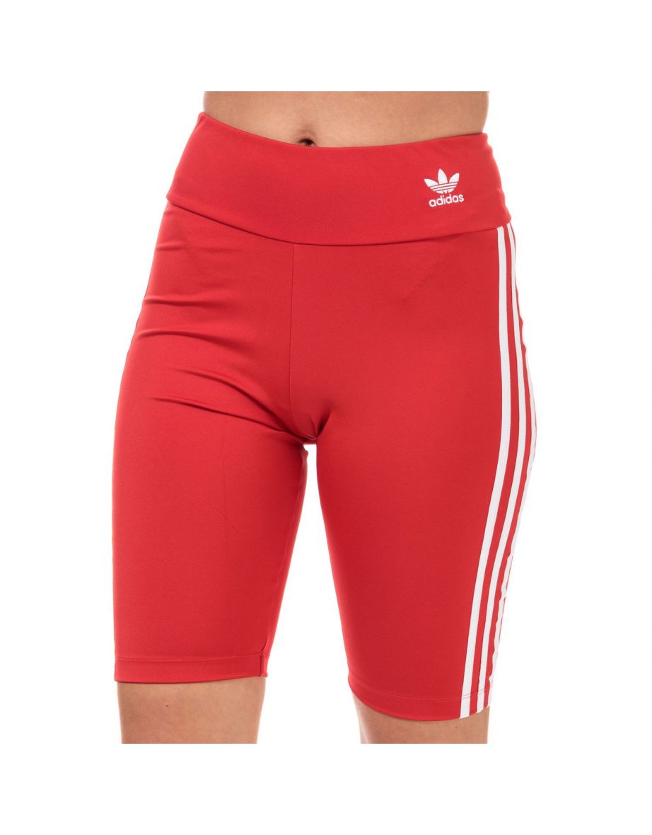 Adidas biker shorts red online