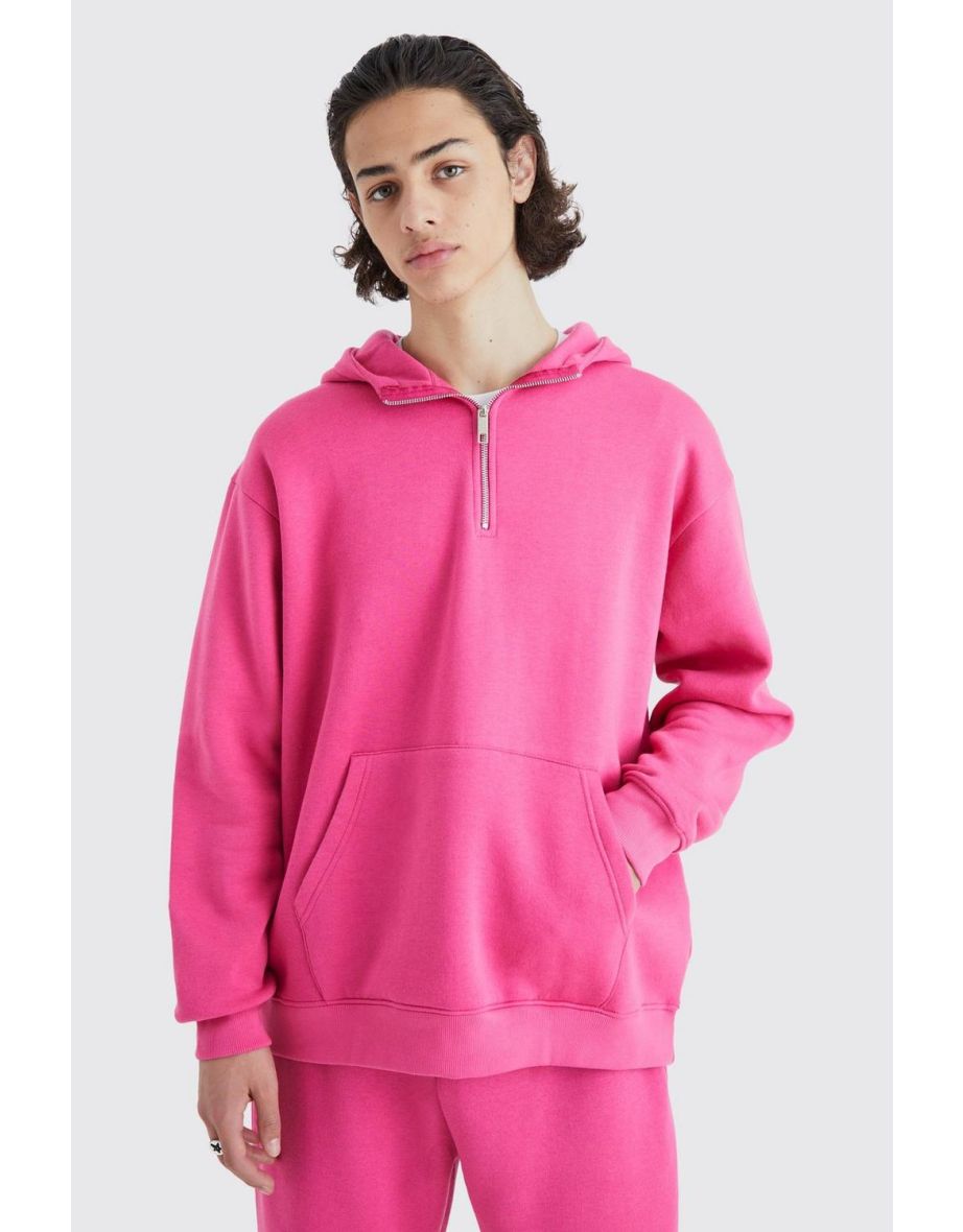 Boohooman pink cheap hoodie