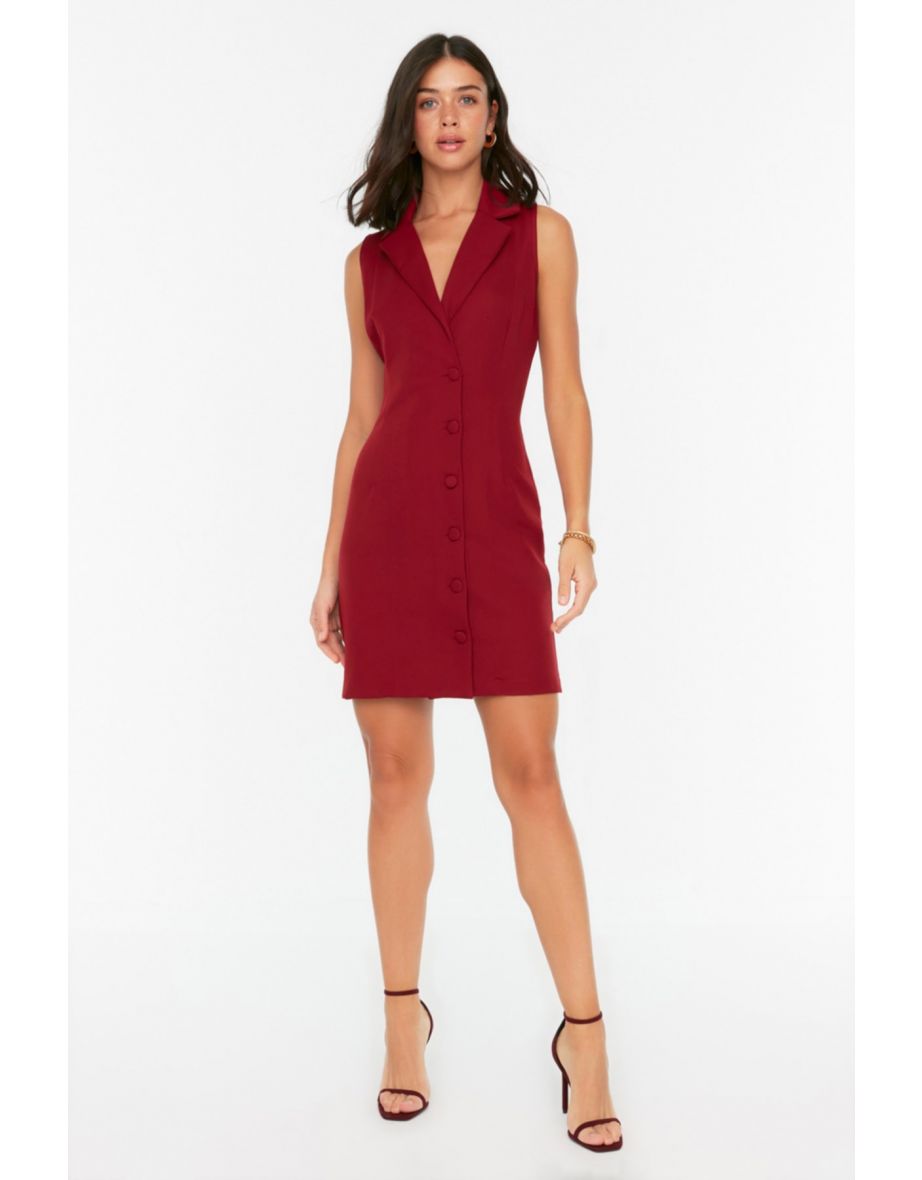 Sleeveless jacket dress hotsell