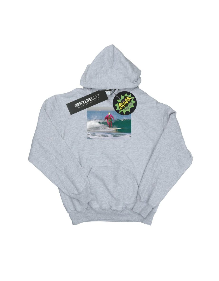 DC Comics Boys Batman TV Series Joker Surfing Hoodie - Sports Grey