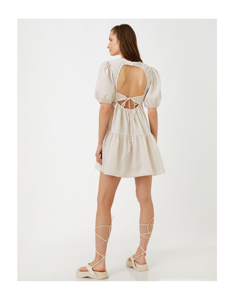 Dress - White - Smock dress - 4