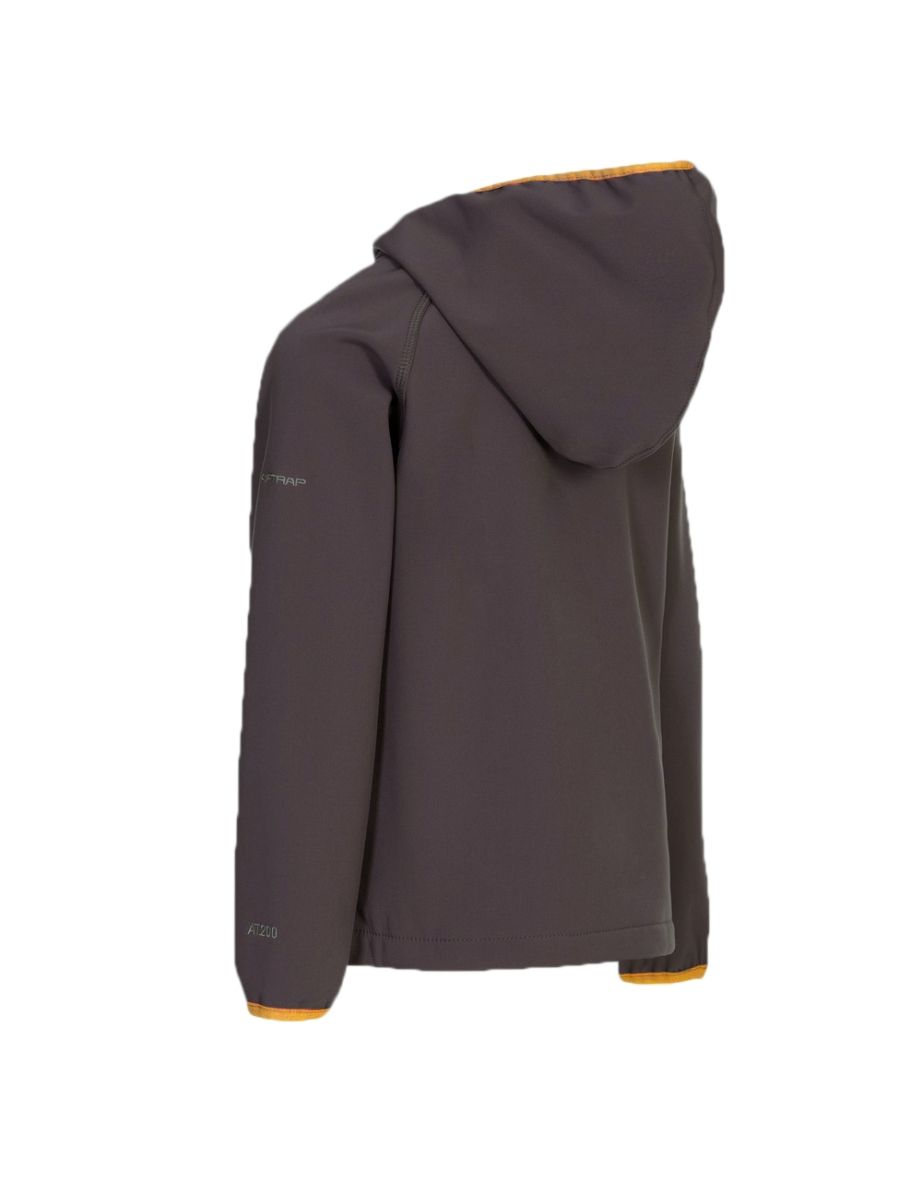 Trespass Childrens/Kids Kian Softshell Jacket - Dark Grey - 1