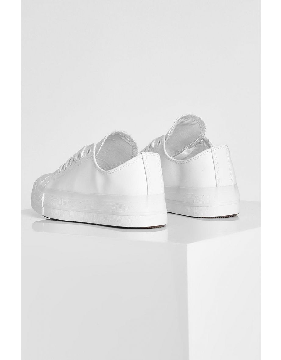 Chunky PU Low Top - white - 3