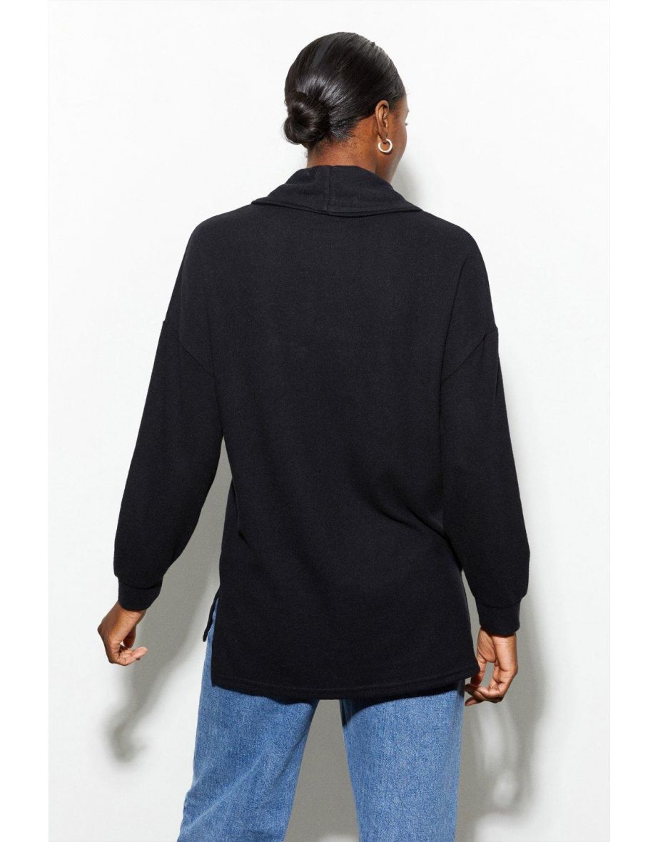 Soft Touch Roll Neck Tunic - 2