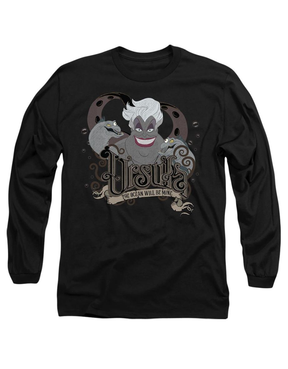 The Little Mermaid  Adult Ocean Will Be Mine Ursula T-Shirt - Black
