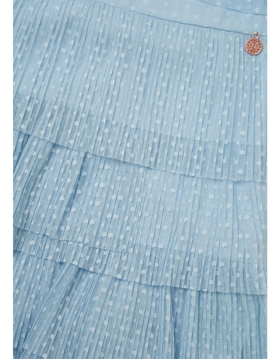 Amelie Tiered Crinkle Mesh Dress - 3