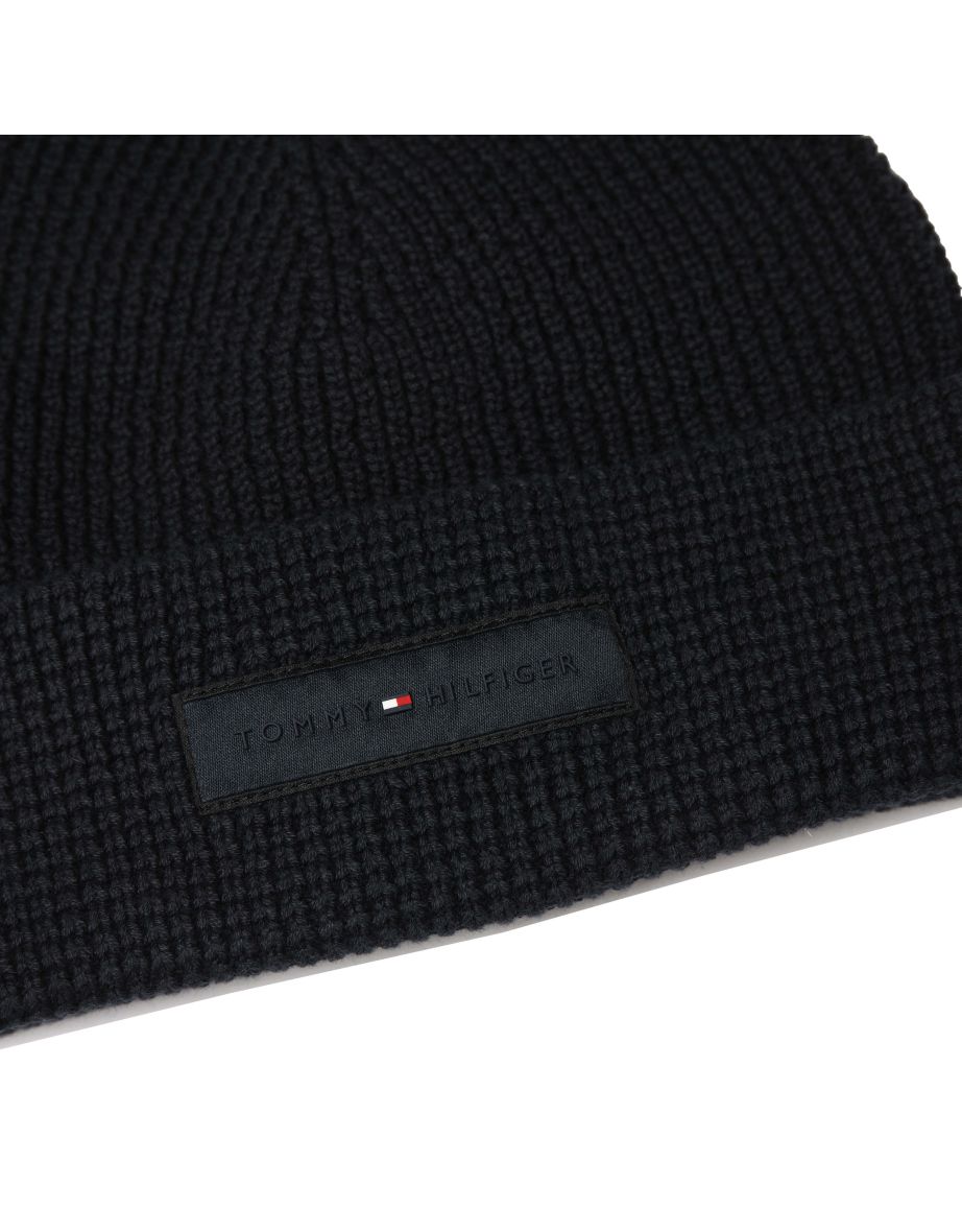 Accessories Tommy Hilfiger 1985 Waffle Knit Beanie Hat in Blue - 2
