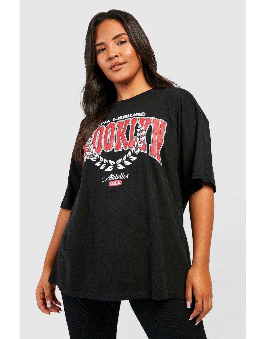 Plus Brooklyn Oversized T-shirt - black