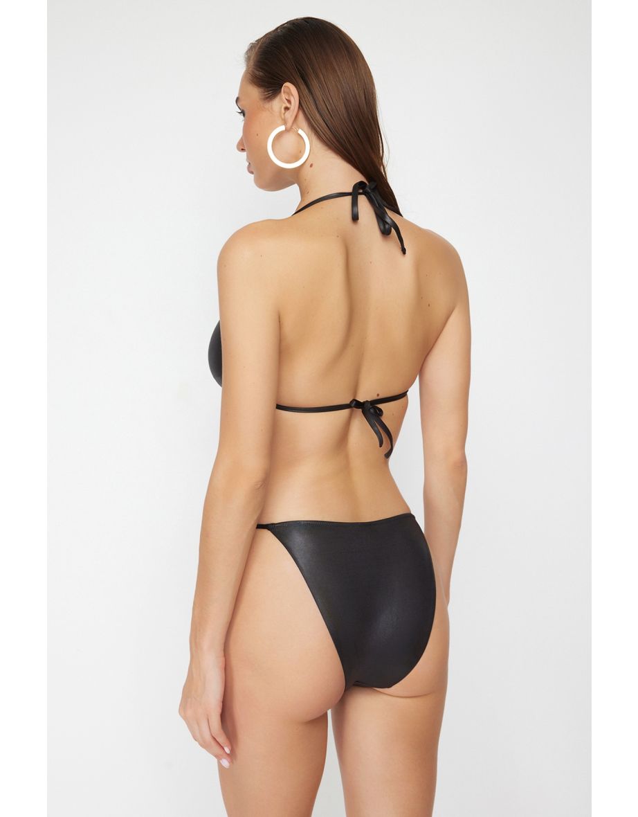 Black Tie Bikini Bottom - 7