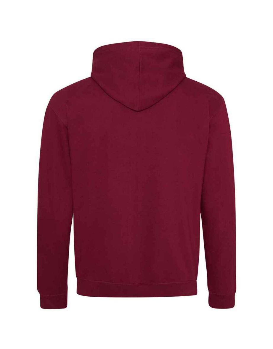 Awdis Womens/Ladies Varsity Hoodie - Burgundy/Gold - 1