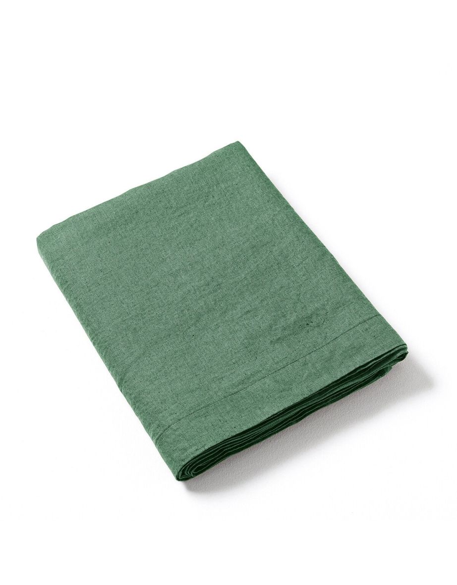 Elina Washed Linen Flat Sheet