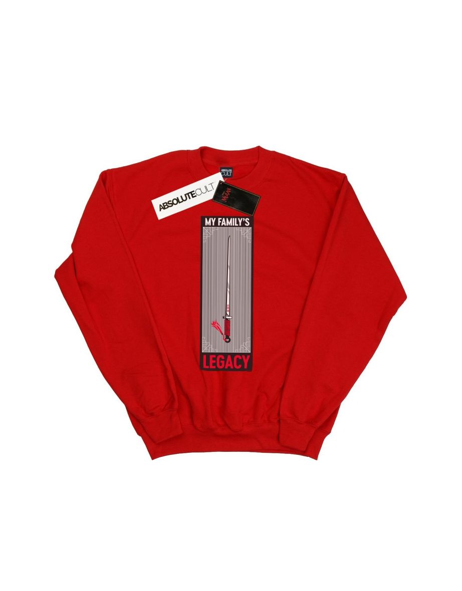 Disney Girls Mulan Movie Legacy Sword Sweatshirt - Red