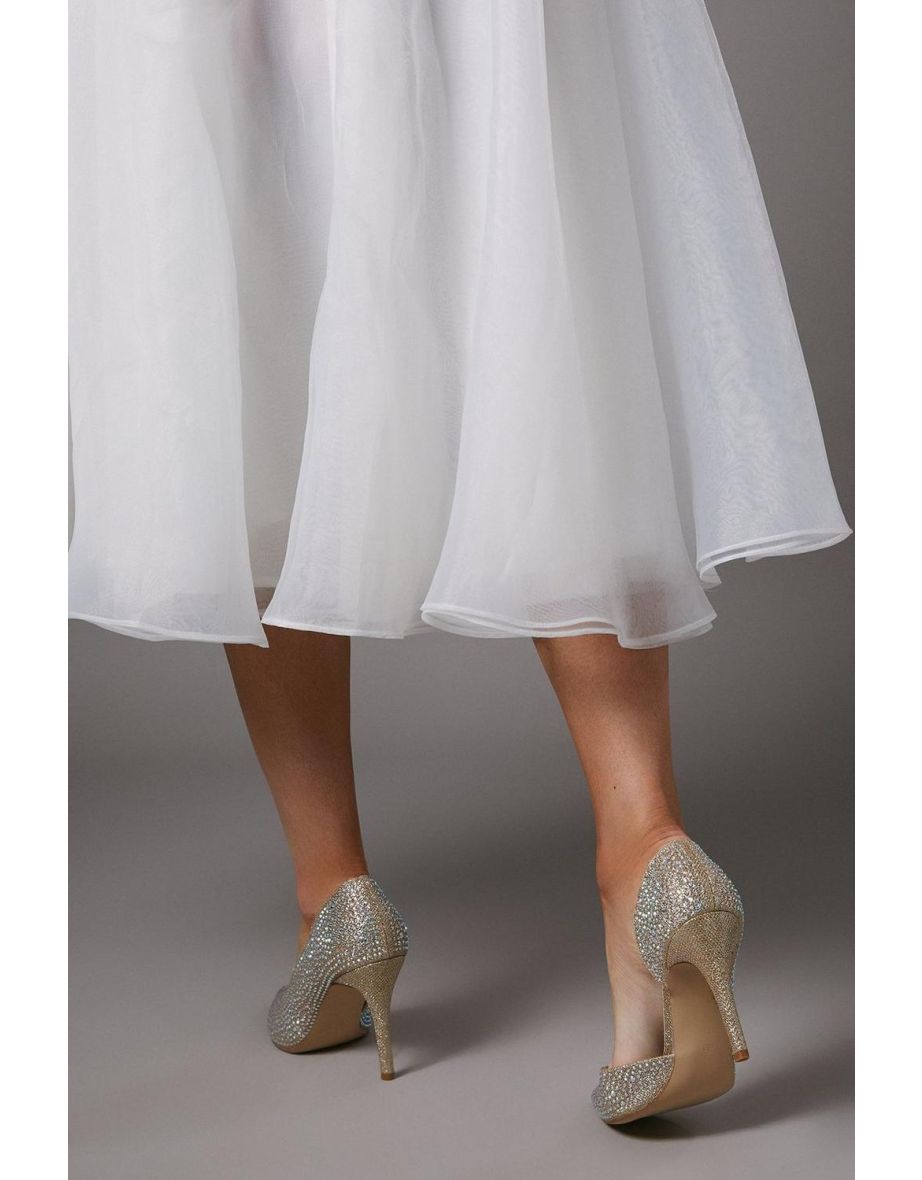 Soltha Diamante Stiletto Heeled Court Shoes - 3