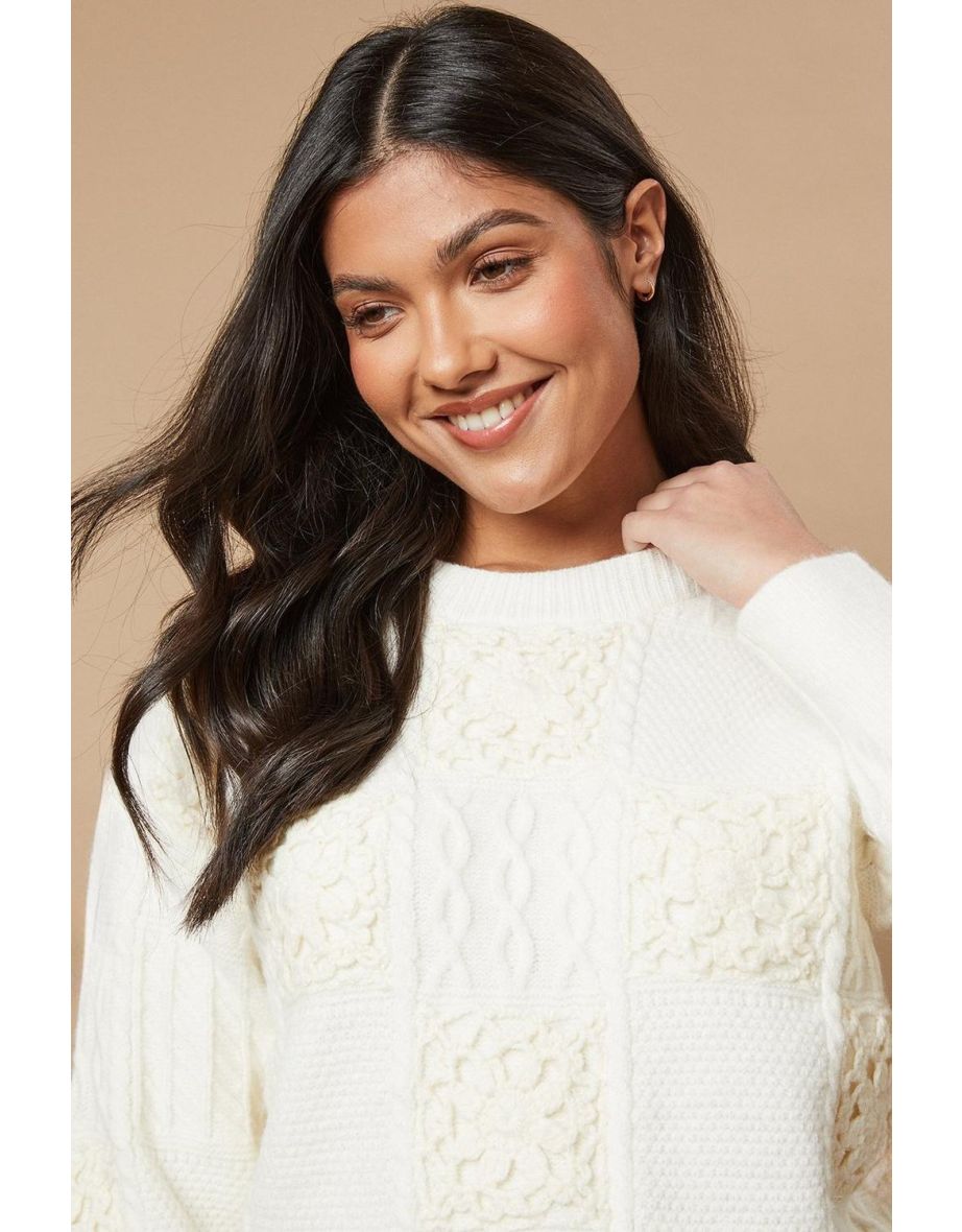 Crochet Patchwork Jumper - 3