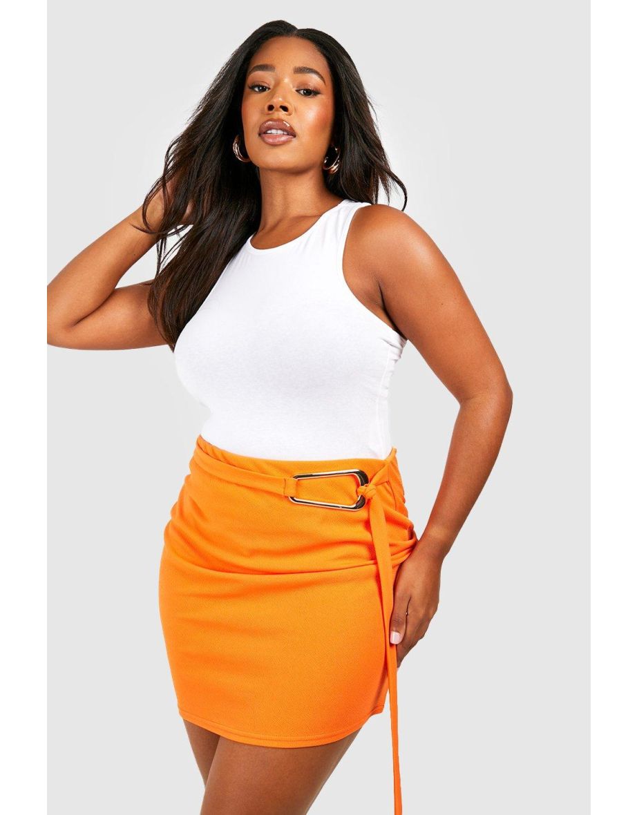 Plus size 2024 jersey skirts