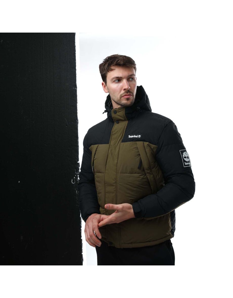 Men's Timberland Outdoor Archive Puffer Jacket in Green - 3