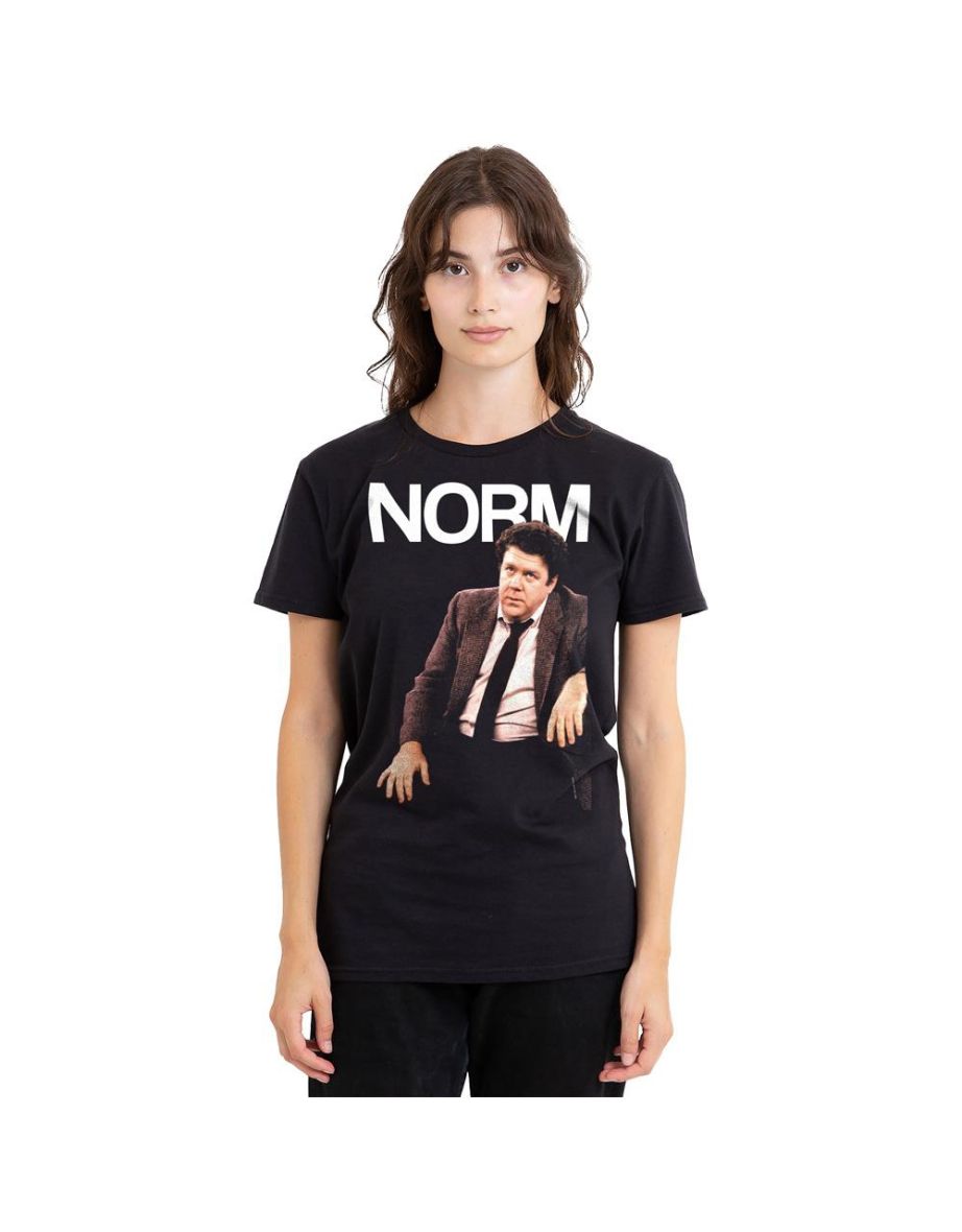 Cheers Unisex Adult Norm Peterson T-Shirt - Black