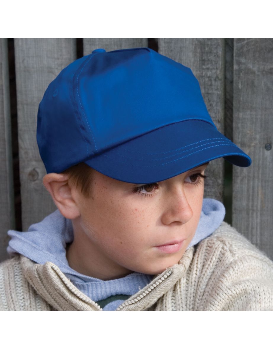 Result Unisex Childrens/Kids Plain Basebll Cap - Royal - 1