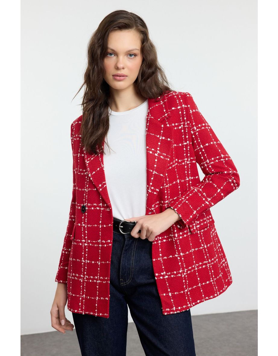 Red Blazer Jacket
