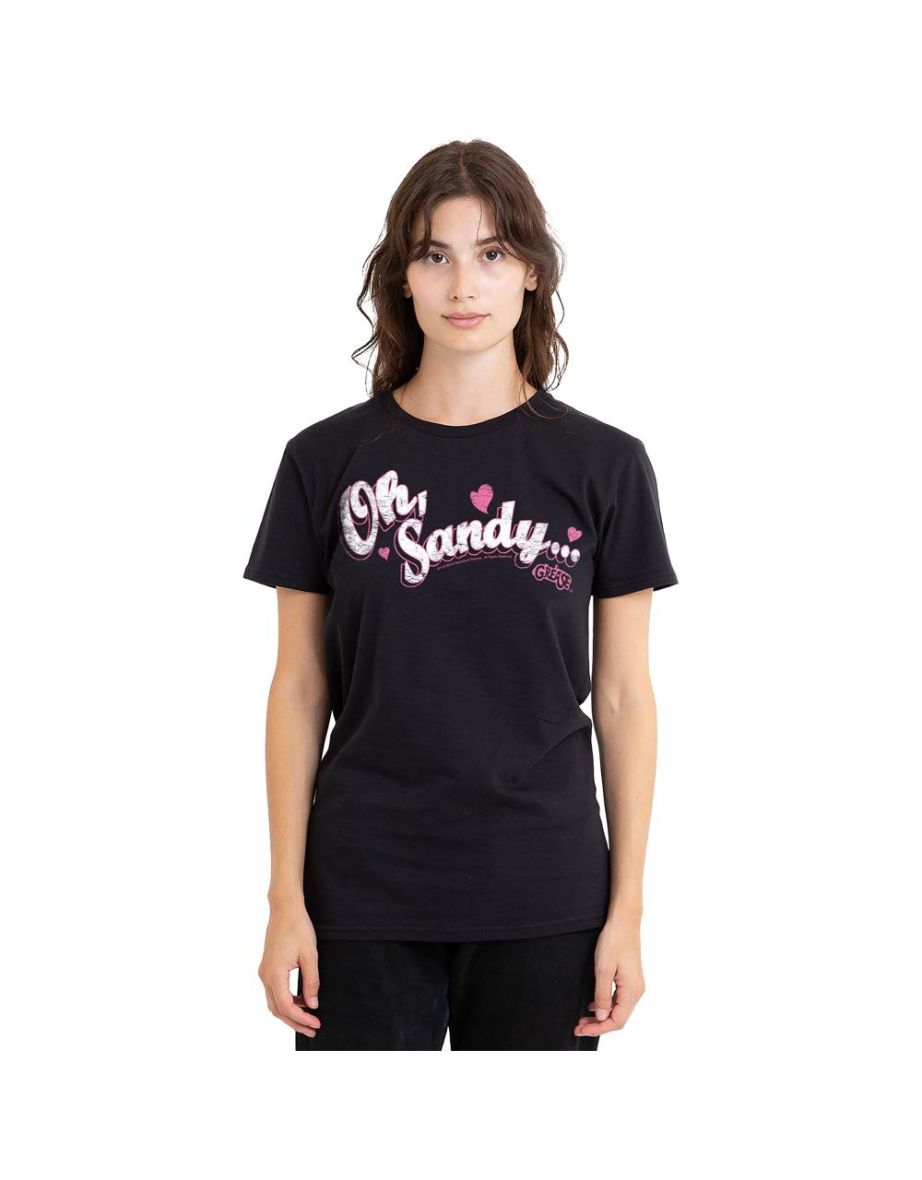 Grease Unisex Adult Oh Sandy T-Shirt - Black