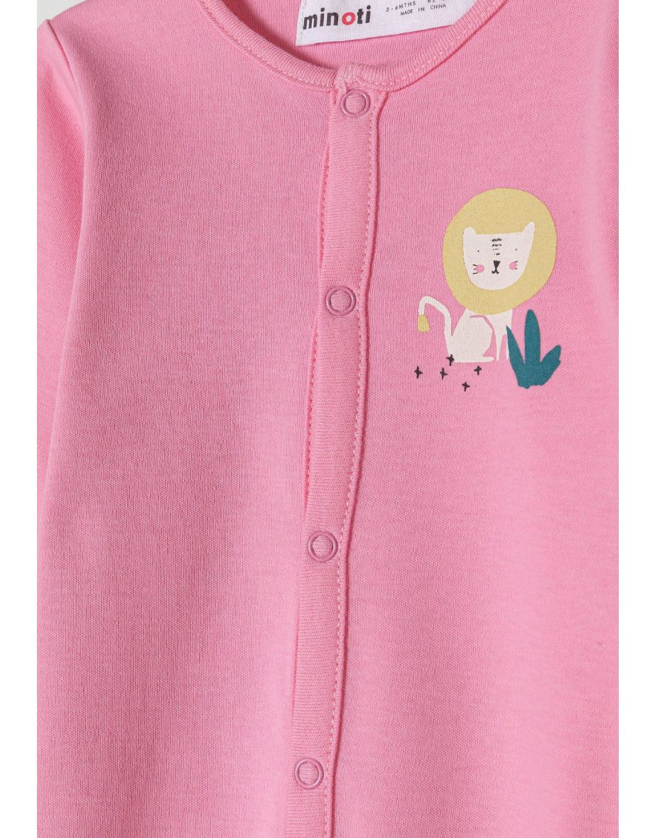 Girls 2 Pack Long Sleeve Sleepsuits - 6
