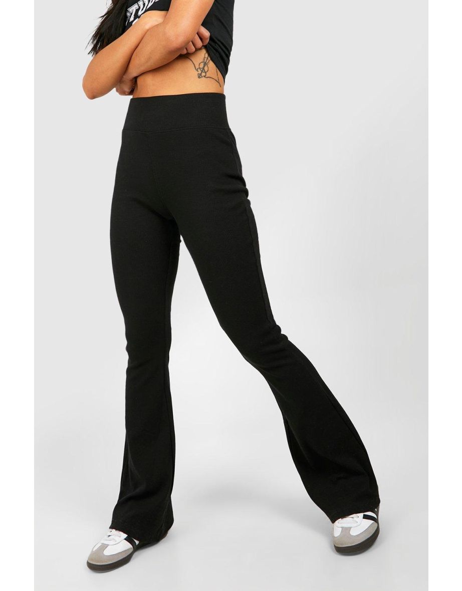 Ribbed Yoga Pant - black - 3