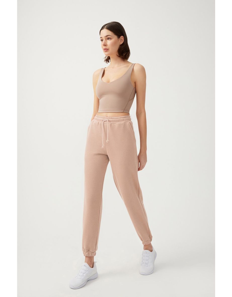 Sweatpants - Beige - Joggers