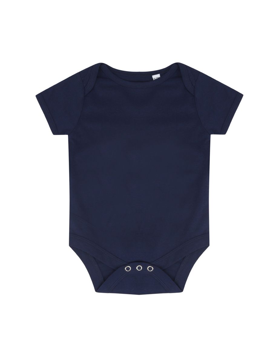 Larkwood Baby Boys/Girls Essential Short Sleeve Bodysuit - Navy - 1