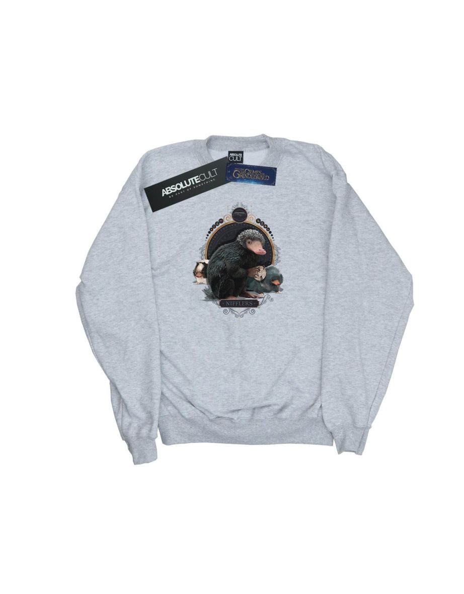 Fantastic Beasts Boys Baby Nifflers Sweatshirt - Sports Grey