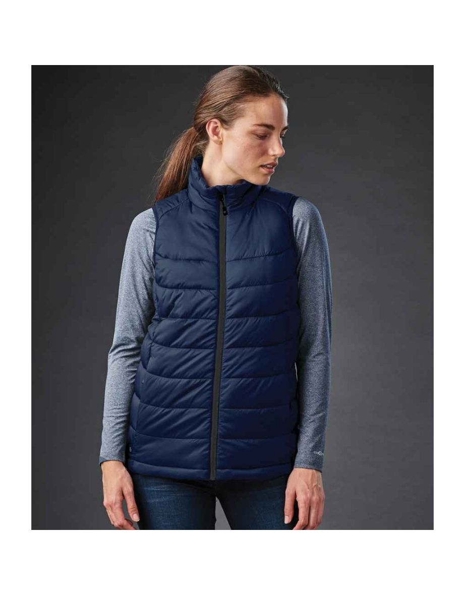 Stormtech Womens/Ladies Stavanger Thermal Body Warmer - Navy/Graphite Grey - 3