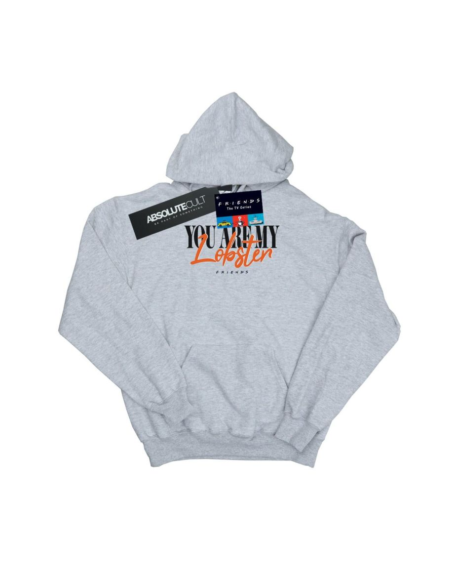 Friends Mens Lobster Soul Mates Hoodie - Sports Grey