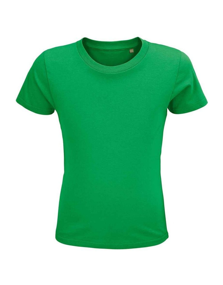 SOLS Childrens/Kids Crusader Organic T-Shirt - Kelly Green