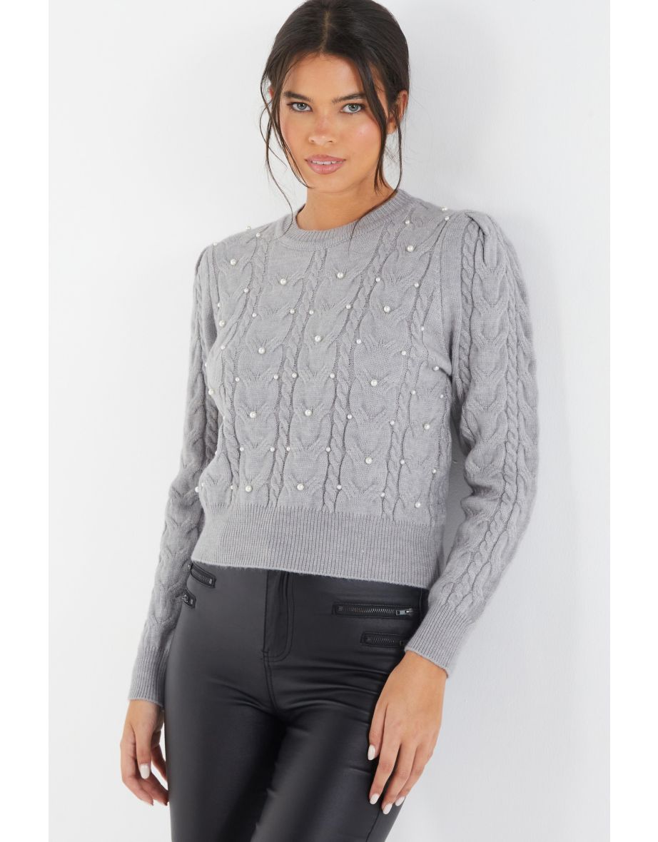 Pearl jumper grey hotsell