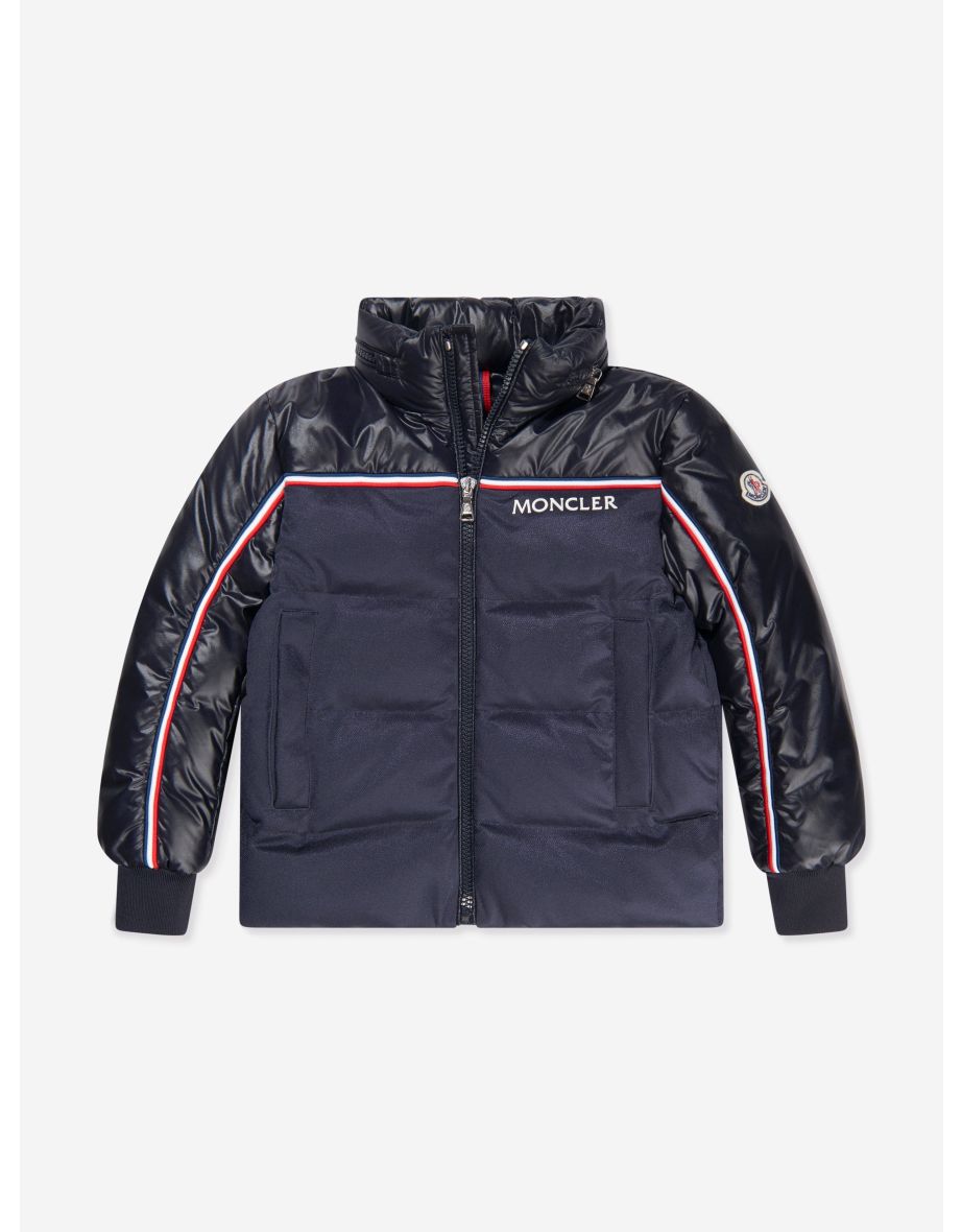 Boys Down Padded Michael Jacket in Navy