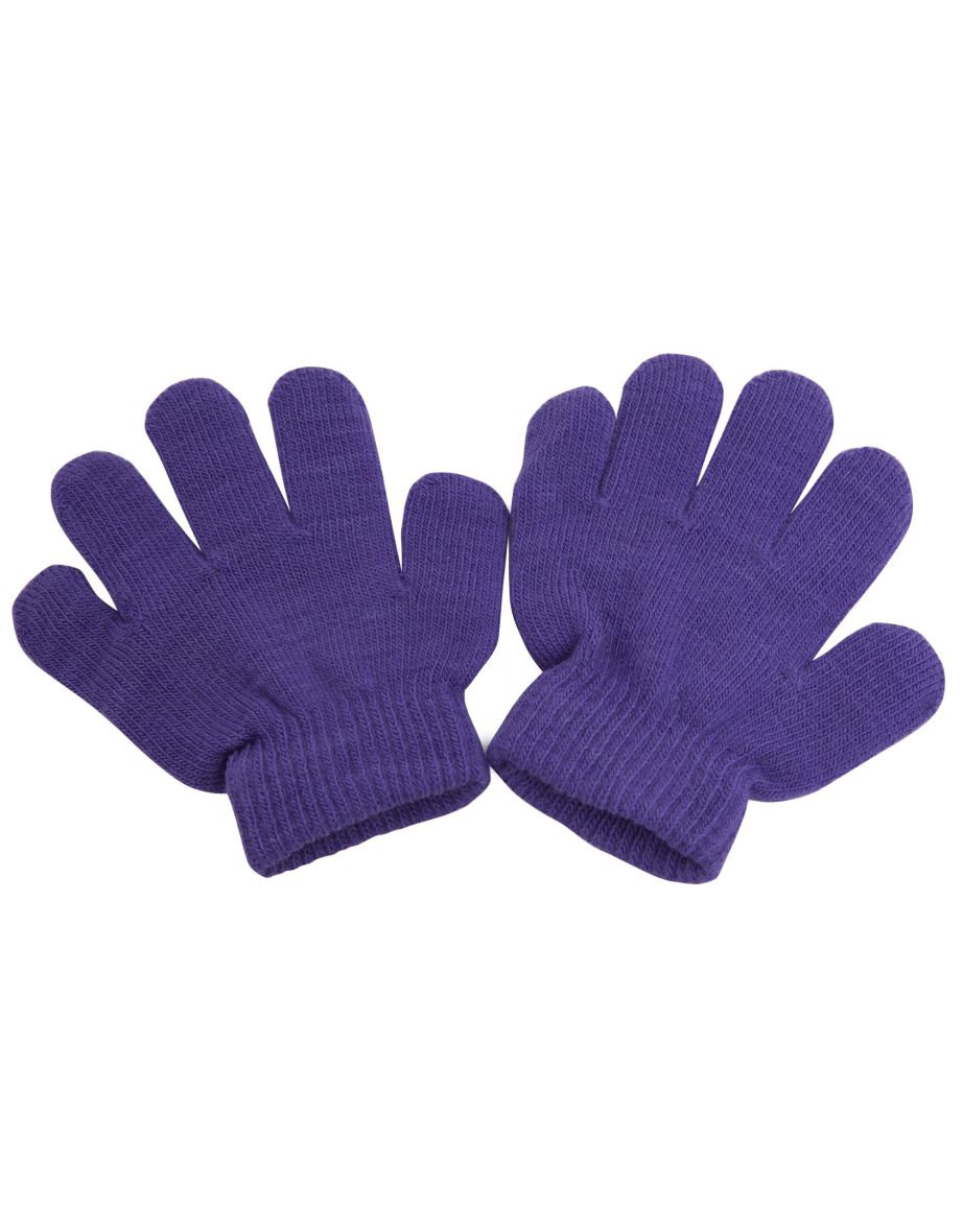 Childrens/Kids Winter Magic Gloves - Purple