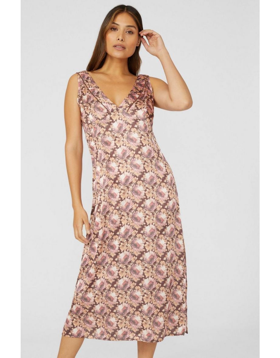 Winter Rose Night Dress - chocolate - 3