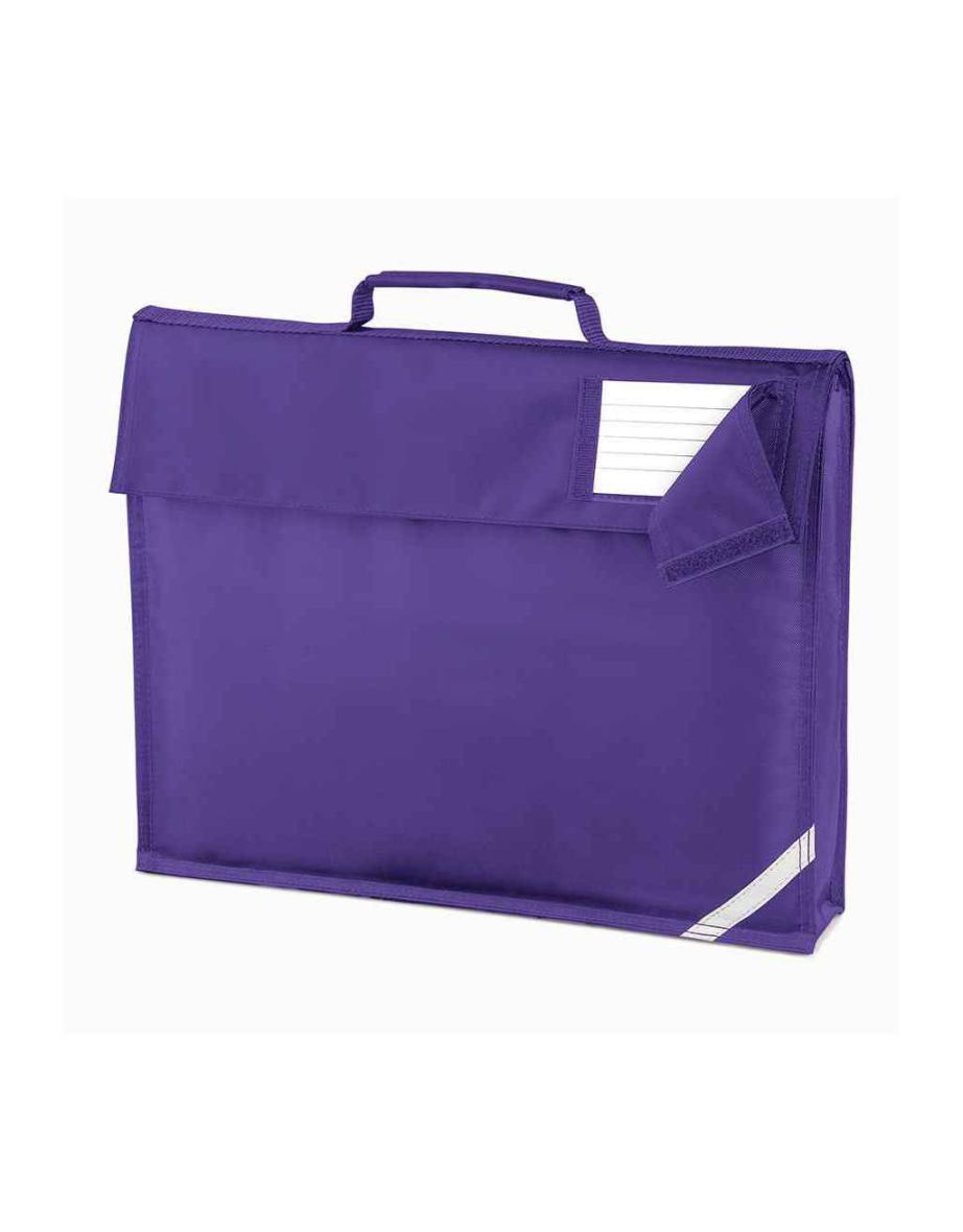 Quadra Childrens/Kids Reflective Book Bag - Purple