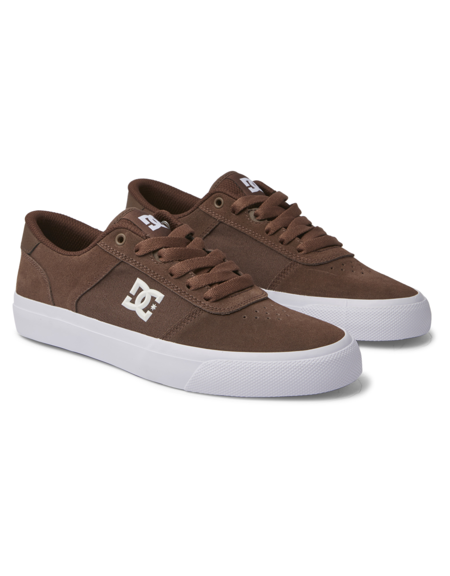 DC Shoes Mens Teknic Leather Lace up Casual Skate Trainers Sneakers