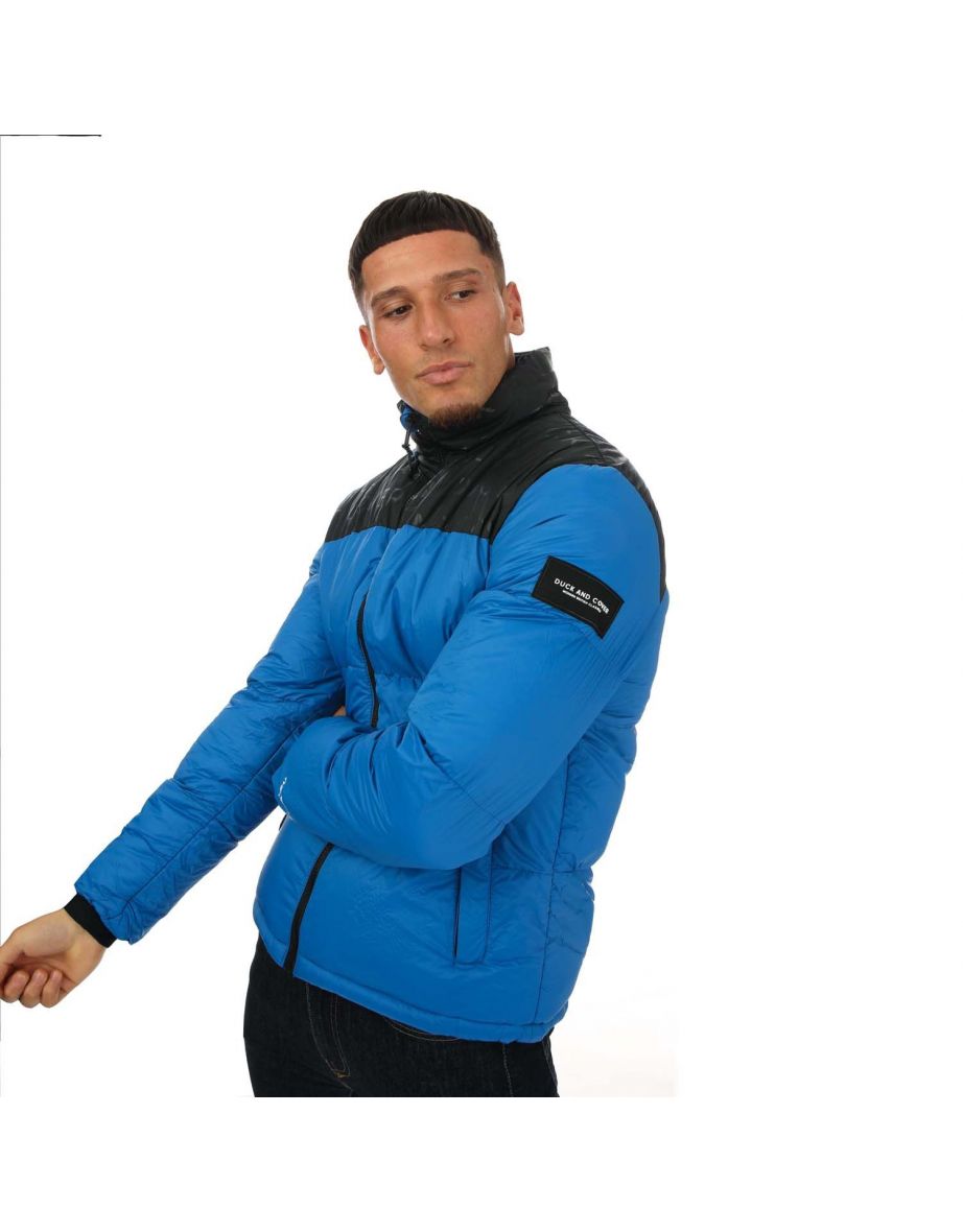 Men's Duck and Cover Synmax Quilted Jacket in Blue - 6