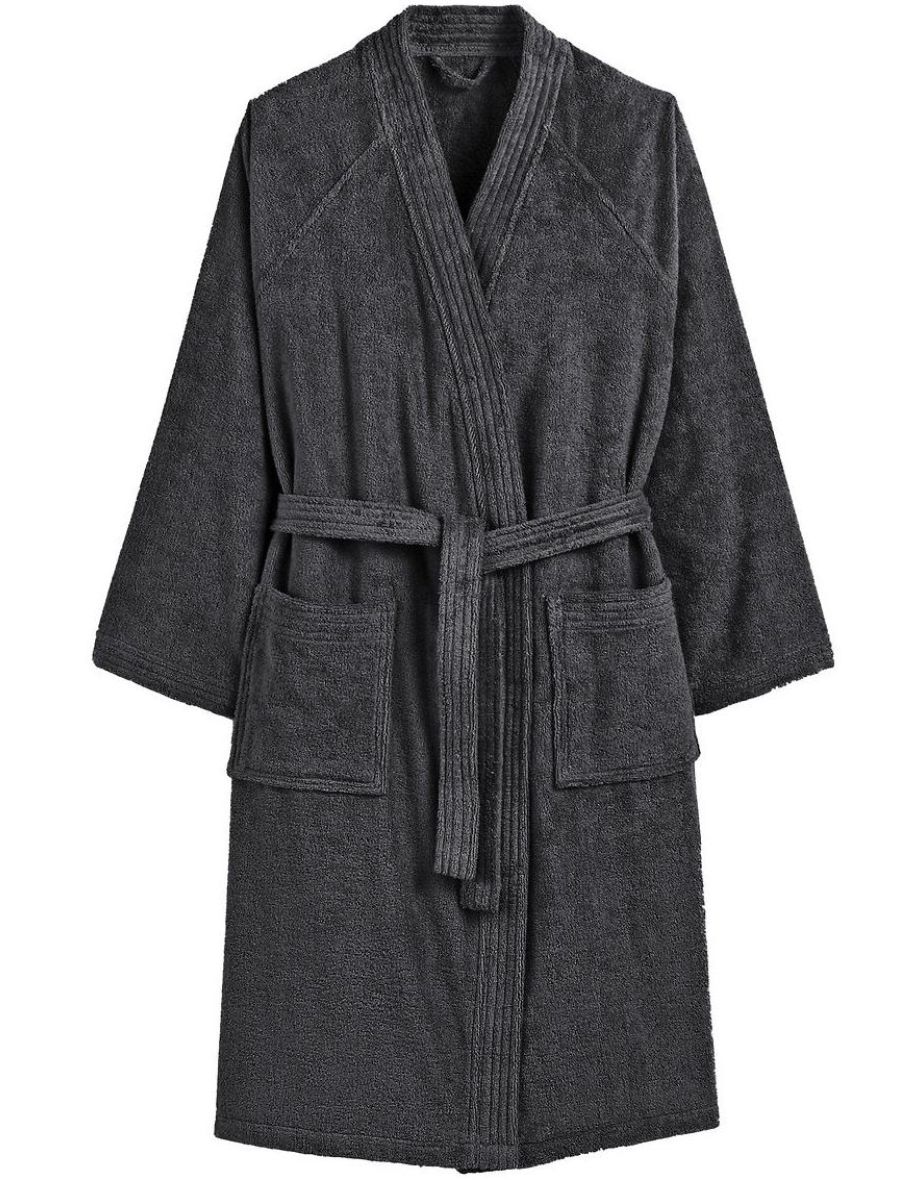 Kimono-Style 100% Cotton Towelling Bathrobe