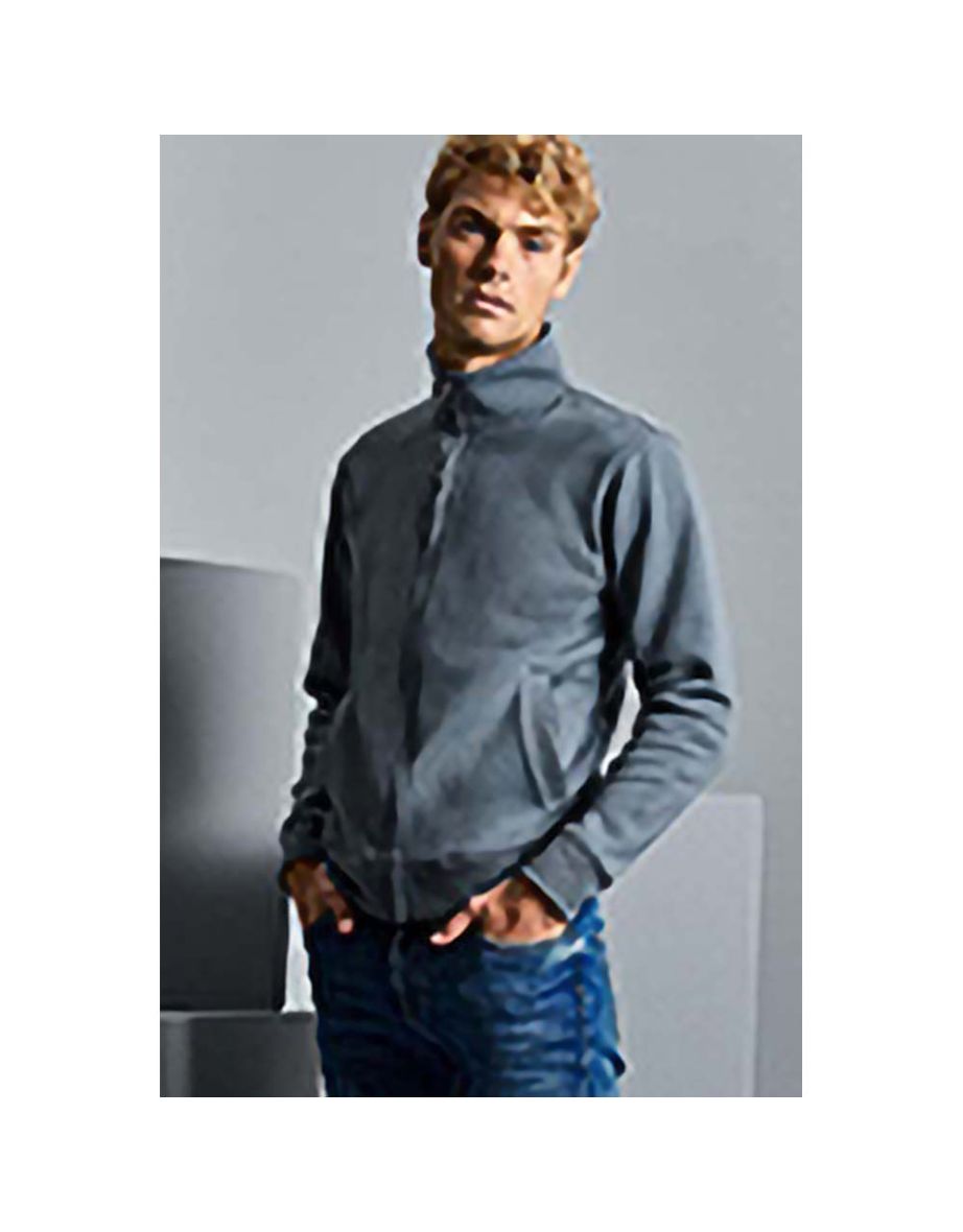 Russell Mens Authentic Full Zip Jacket - Convoy Grey - 2