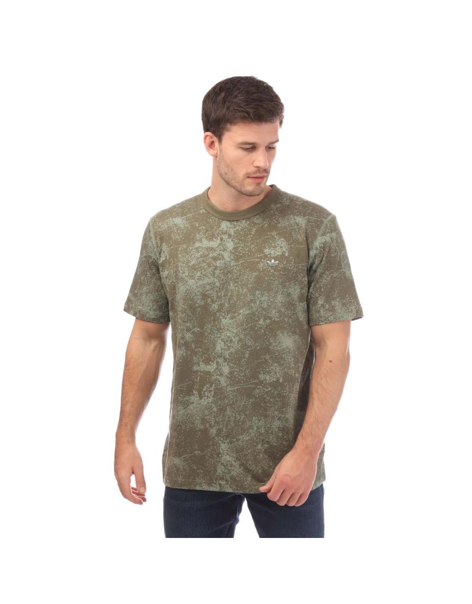 Men's adidas Originals Adventure Graphic T-Shirt in Green