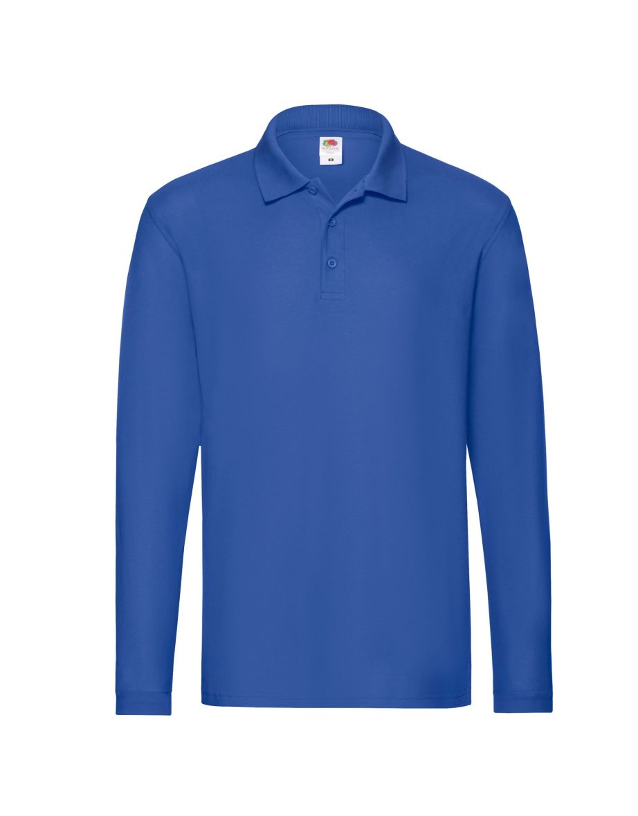 Long sleeve polo royal blue hotsell